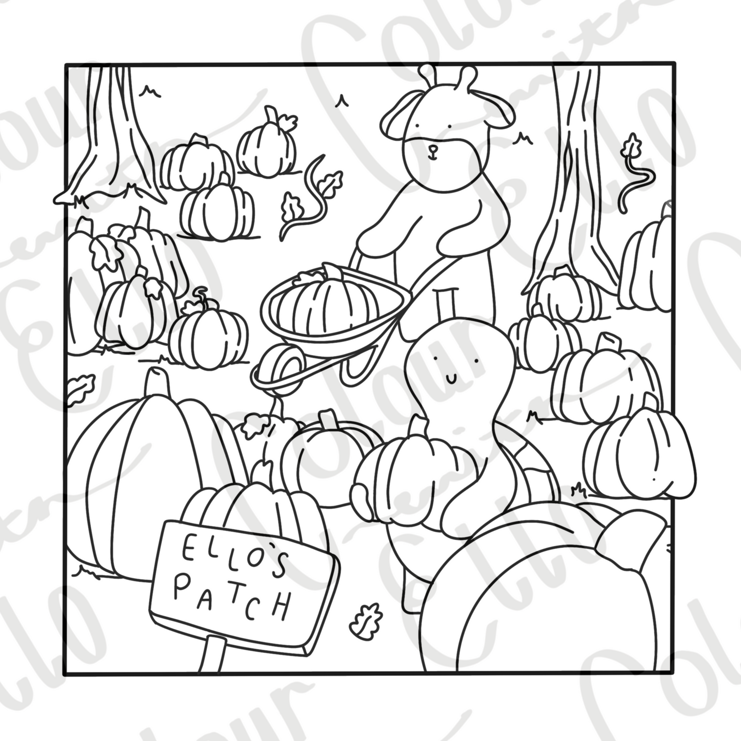 Ello’s Spooky Season digital download pages