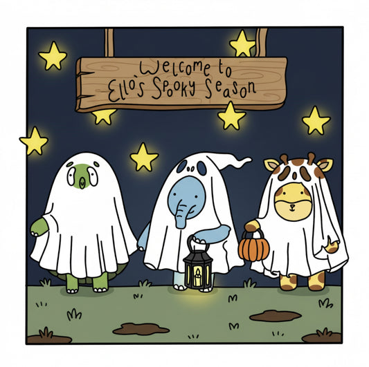 Ello’s Spooky Season digital download pages